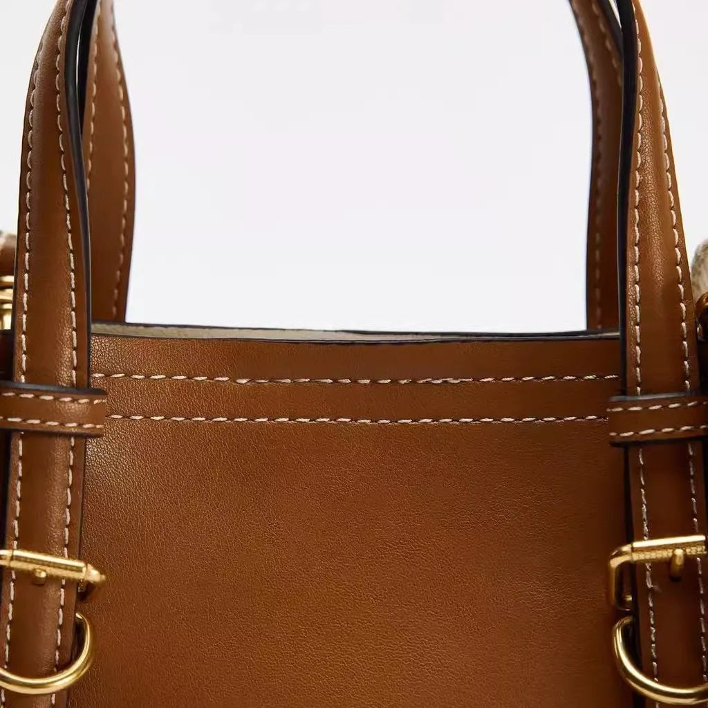 ANASTAS | Solid Sift Square Crossbody Tote Bags