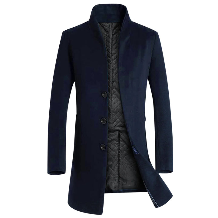 Single-Breasted Lapel Collar Long Sleeve Pocket Jacket