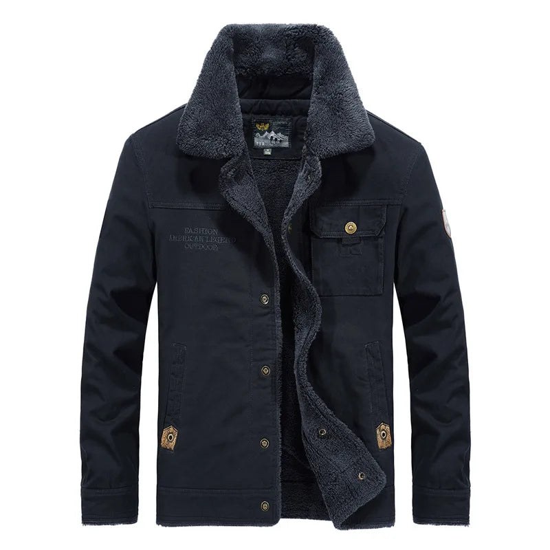 Warm Fleece Cotton-Padded Winter Jacket