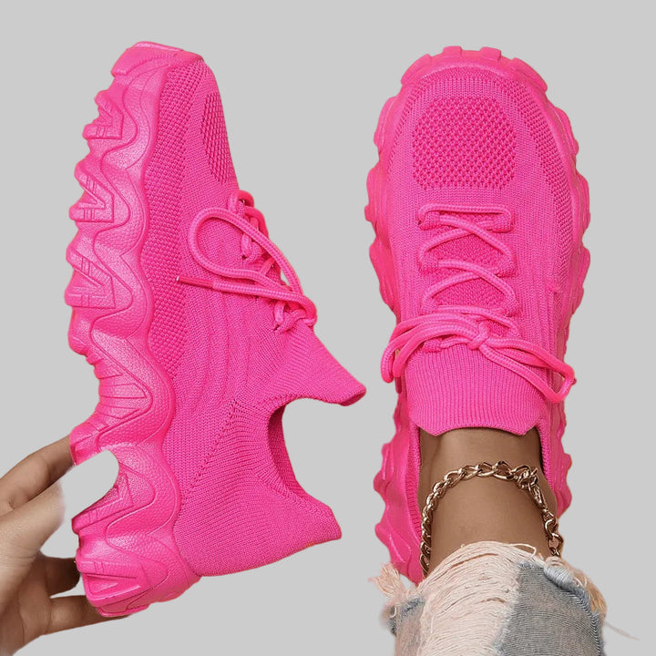 Lightweight Breathable Knit Slip-On Sneakers