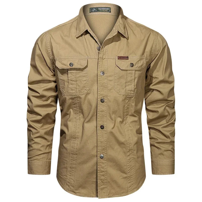 Safari Cotton Long Sleeve Shirt