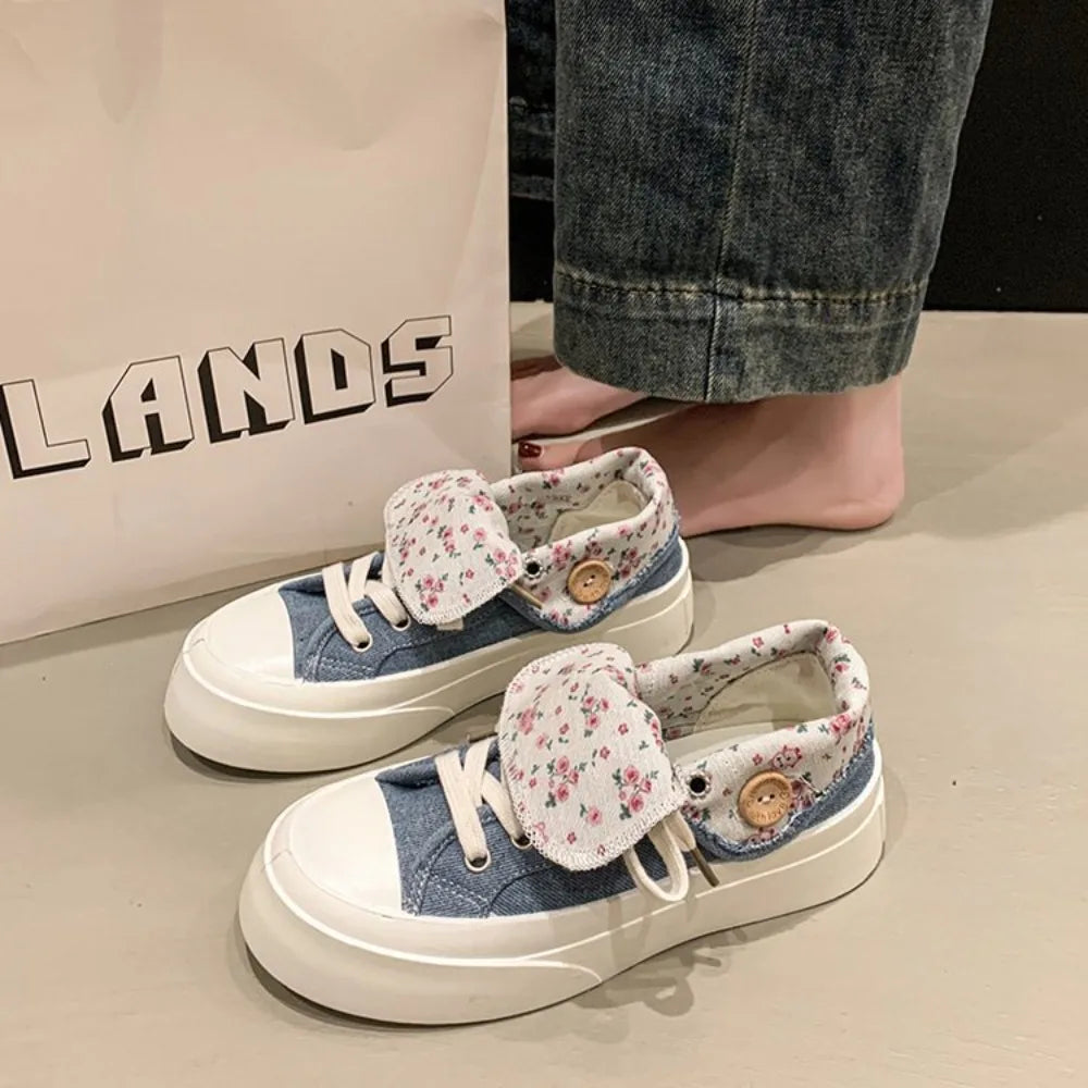 Soft High-Top Canvas Sneakers