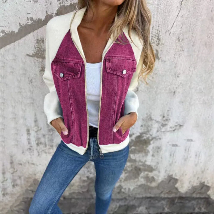 Patchwork Casual Denim Jacket