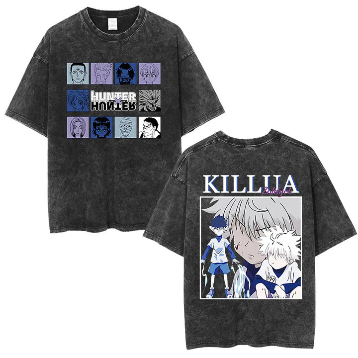 Vintage Washed Hunter x Hunter Logo T-Shirt