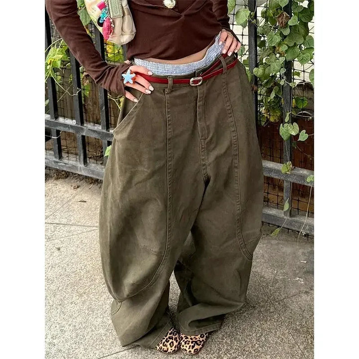 Vintage Cargo Parachute Pants