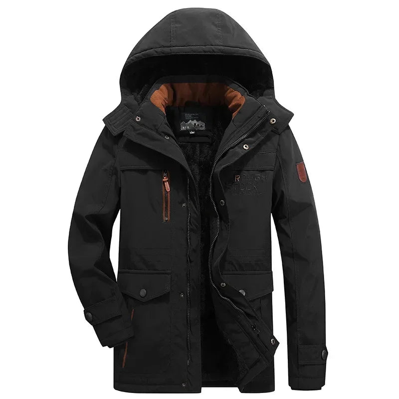 Hooded Premium blend Winter Jacket