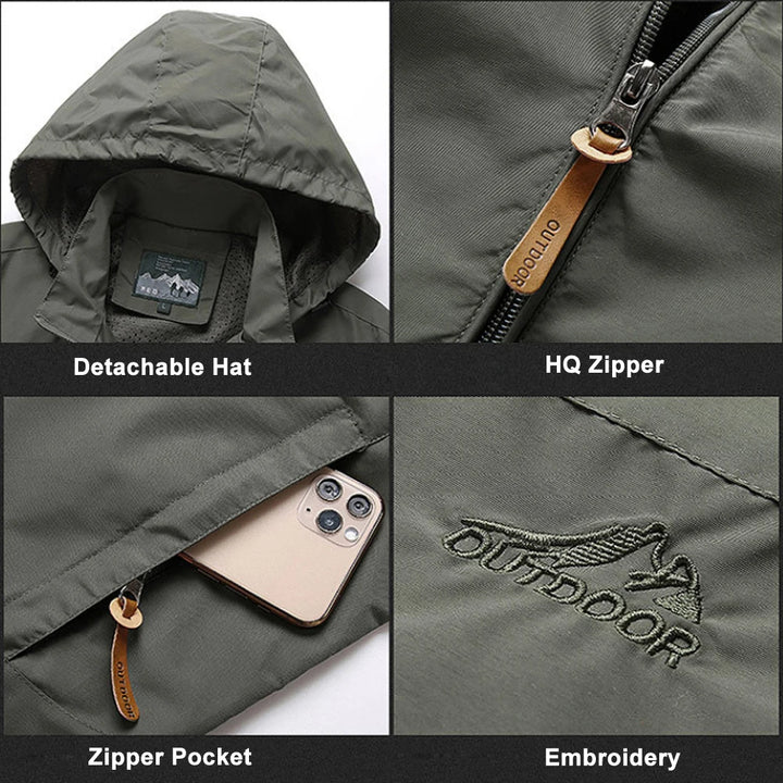Tactical Waterproof Hooded Military Style Jacket