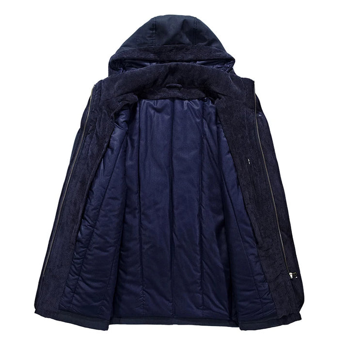 Warm Parka Windbreaker with Detachable Cashmere Liner