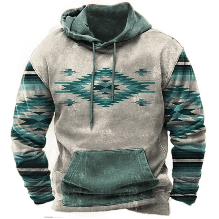 Vintage Ethnic Style 3D Print Hoodies