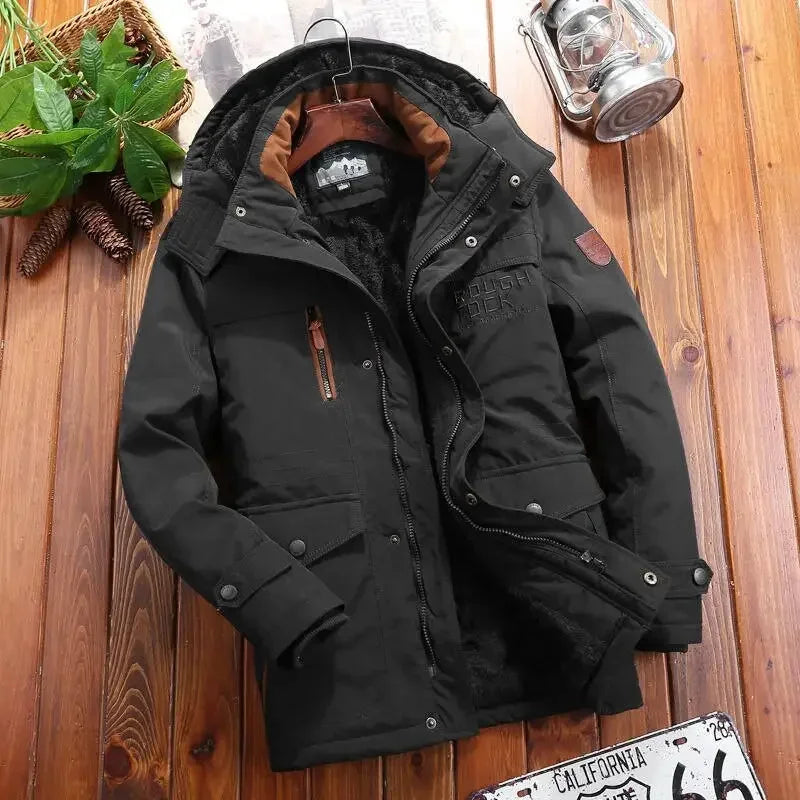 Hooded Premium blend Winter Jacket