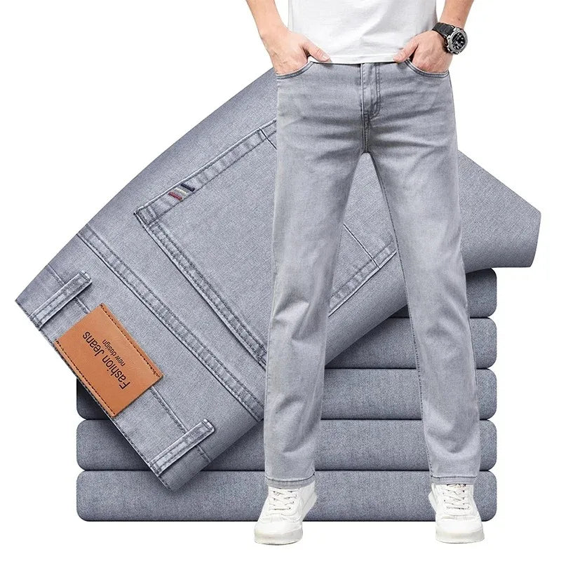Slim Fit Comfortable Stretch Cotton Jeans