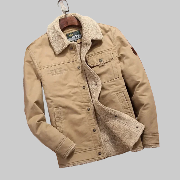 Retro Fur Collar Winter Jacket