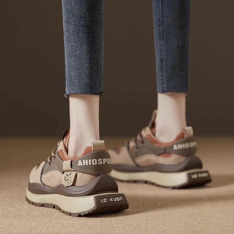 Retro Luxury Suede Sneakers