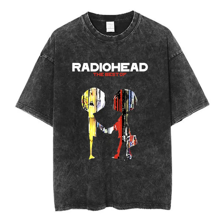 Radiohead Unisex Washed Cotton Tees