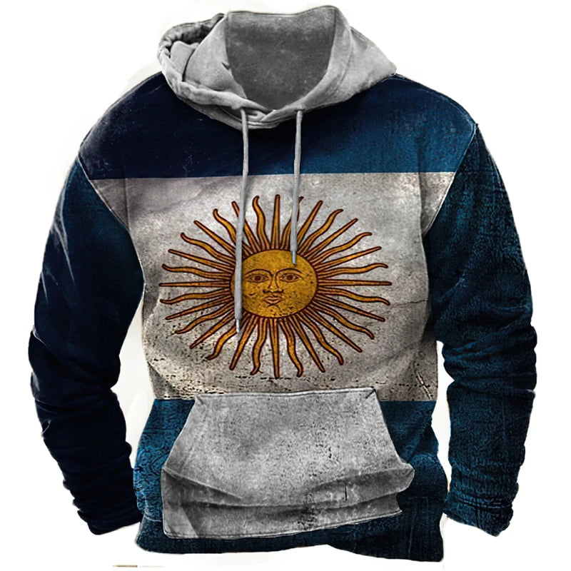 Vintage Ethnic Style 3D Print Hoodies