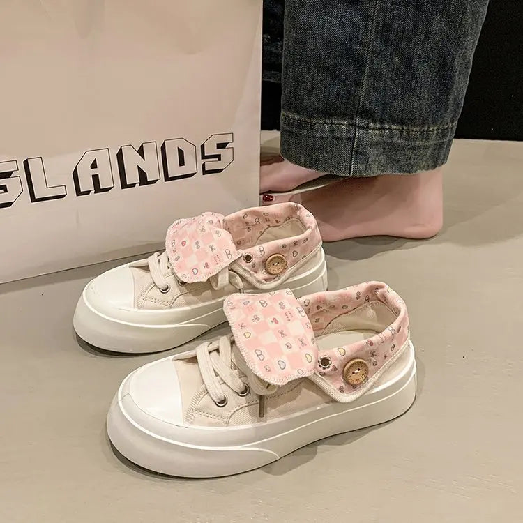 Soft High-Top Canvas Sneakers