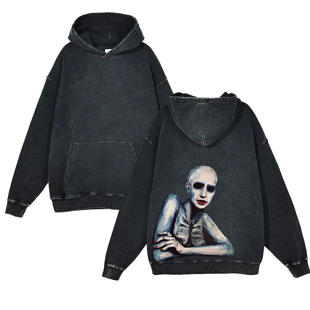 Harajuku Double Printed Hoodies