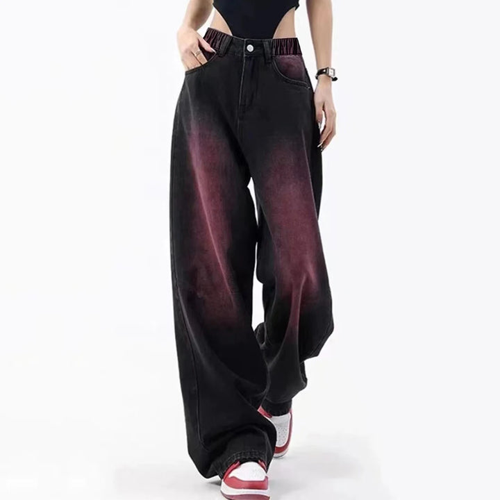 Trendy Black Gradient Jeans for Teens