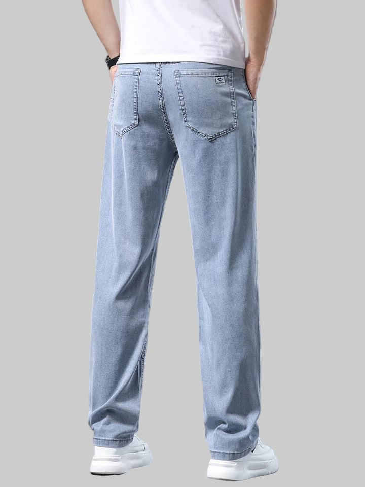 Ultra-thin breathable, straight men's jeans