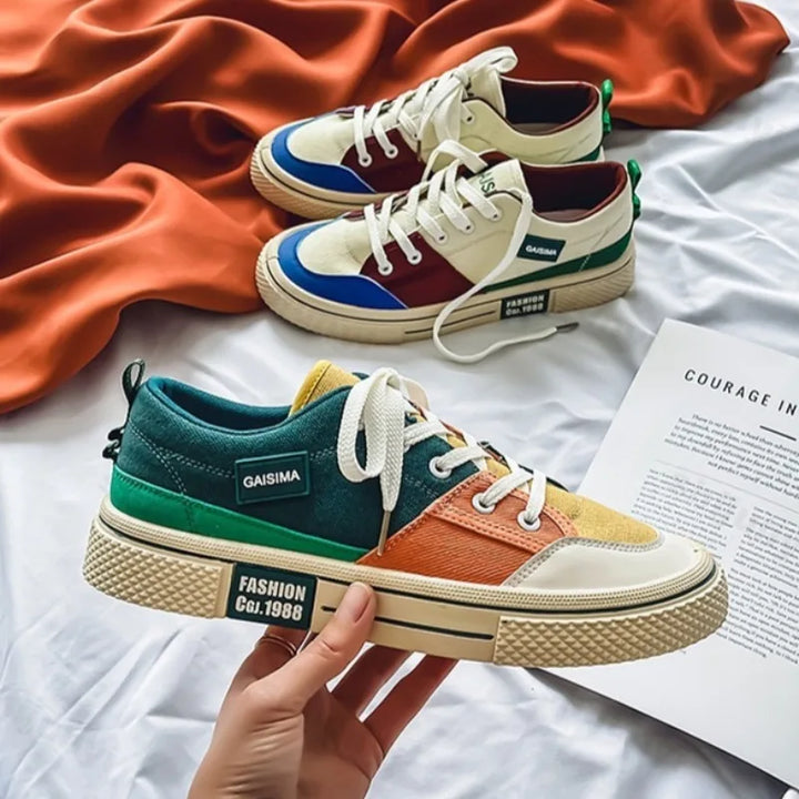 Breathable Non-Slip Color Block Sneakers