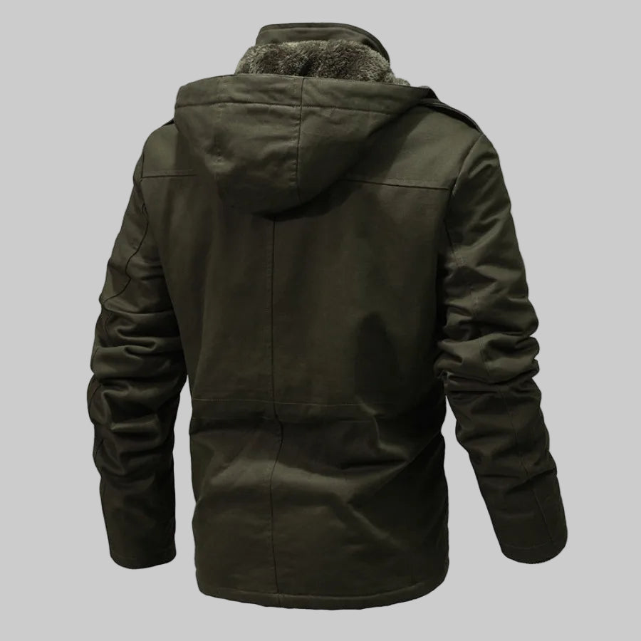 Premium Cotton Fleece Hooded Parkas Jackets