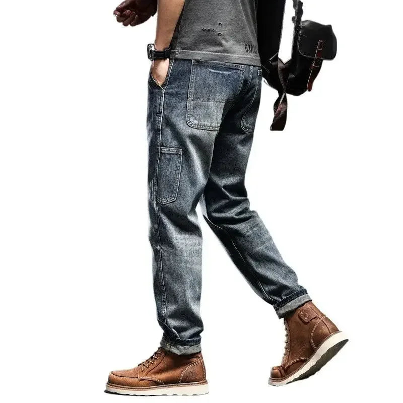 Retro Cowboy Straight Leg Jeans