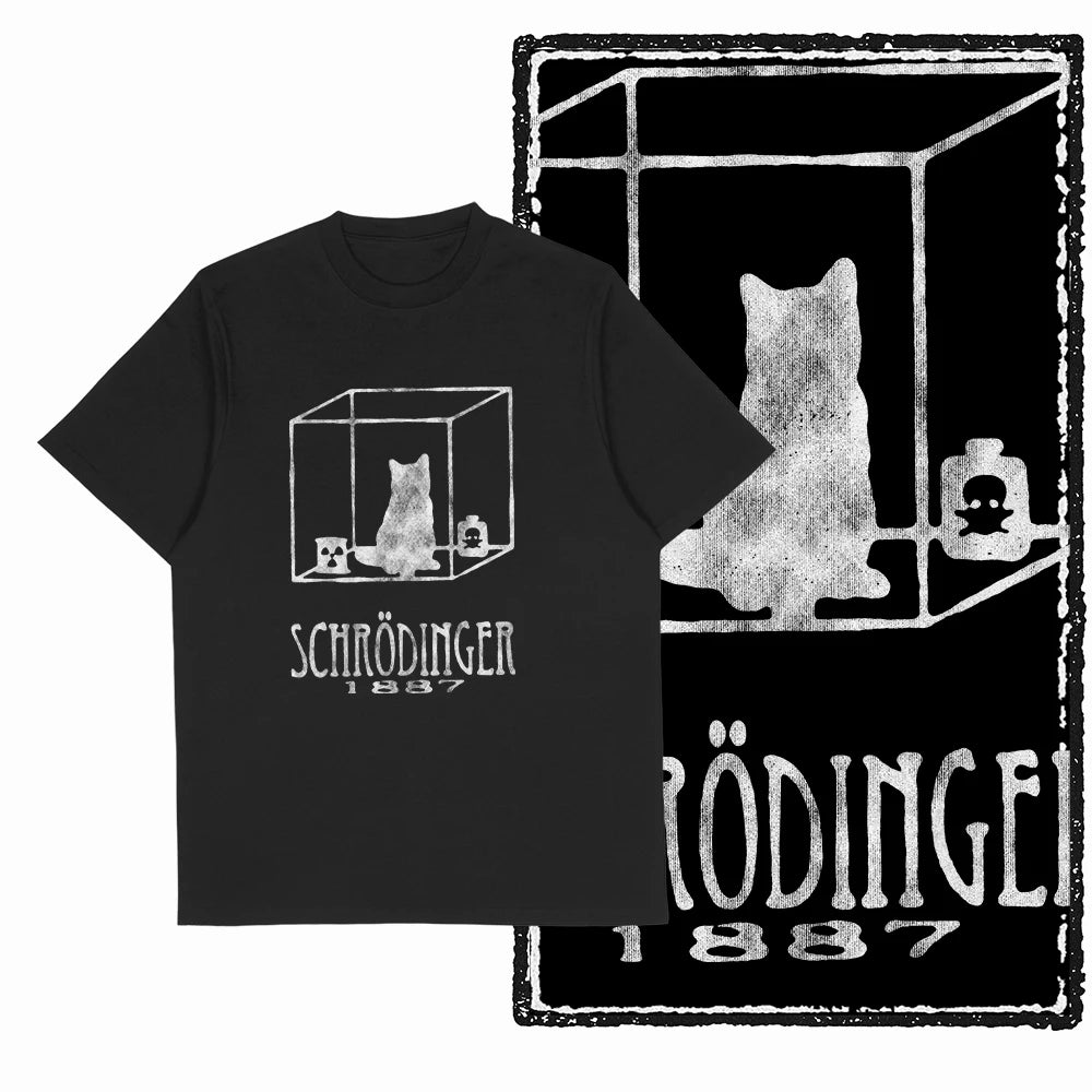 Surprise Cat Graphic T-Shirt
