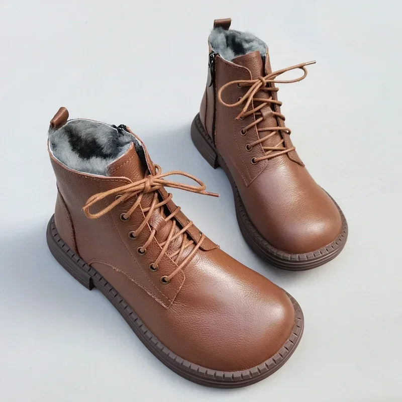 Genuine Leather Pure Handmade Unisex Winter Boots