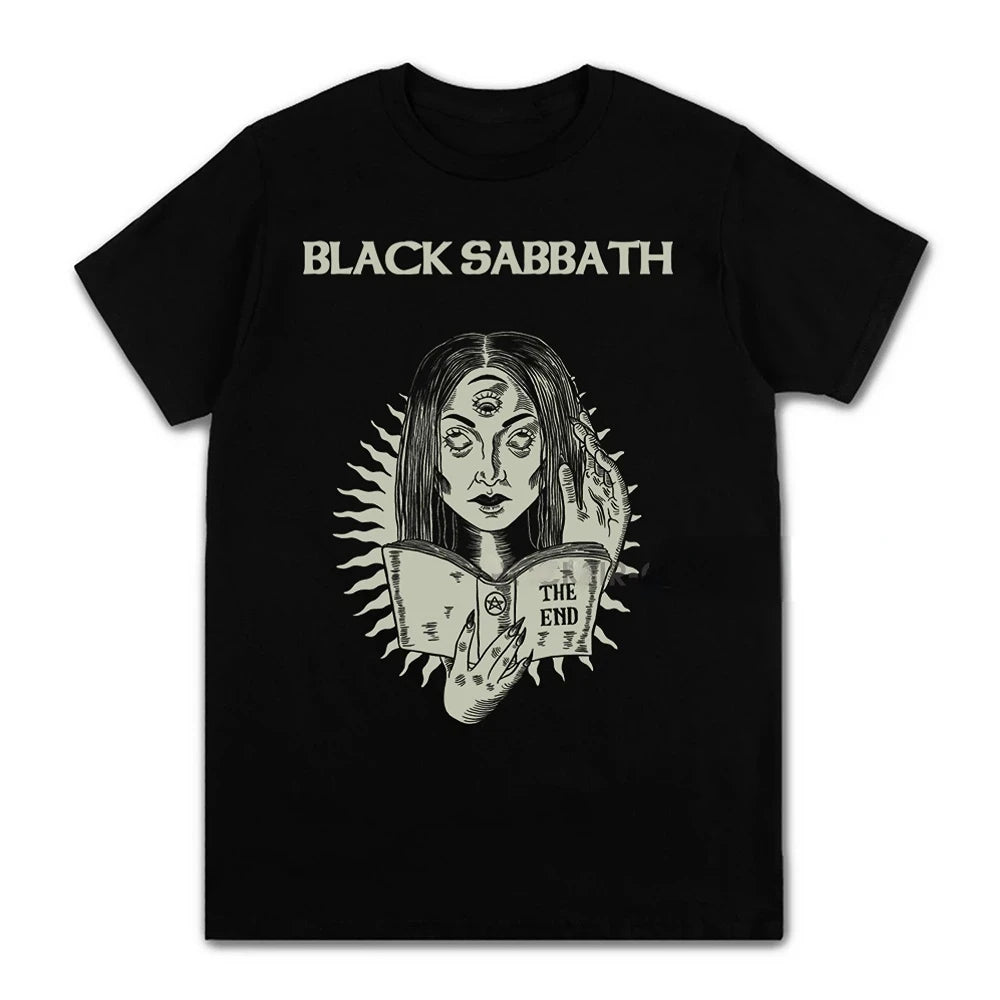 Unisex Black Metal Rock Band Graphic Tees