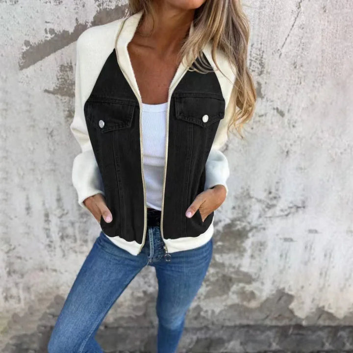 Patchwork Casual Denim Jacket