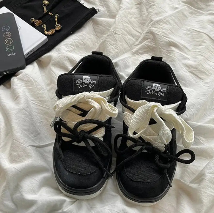 Designer Vulcanized Sneakers