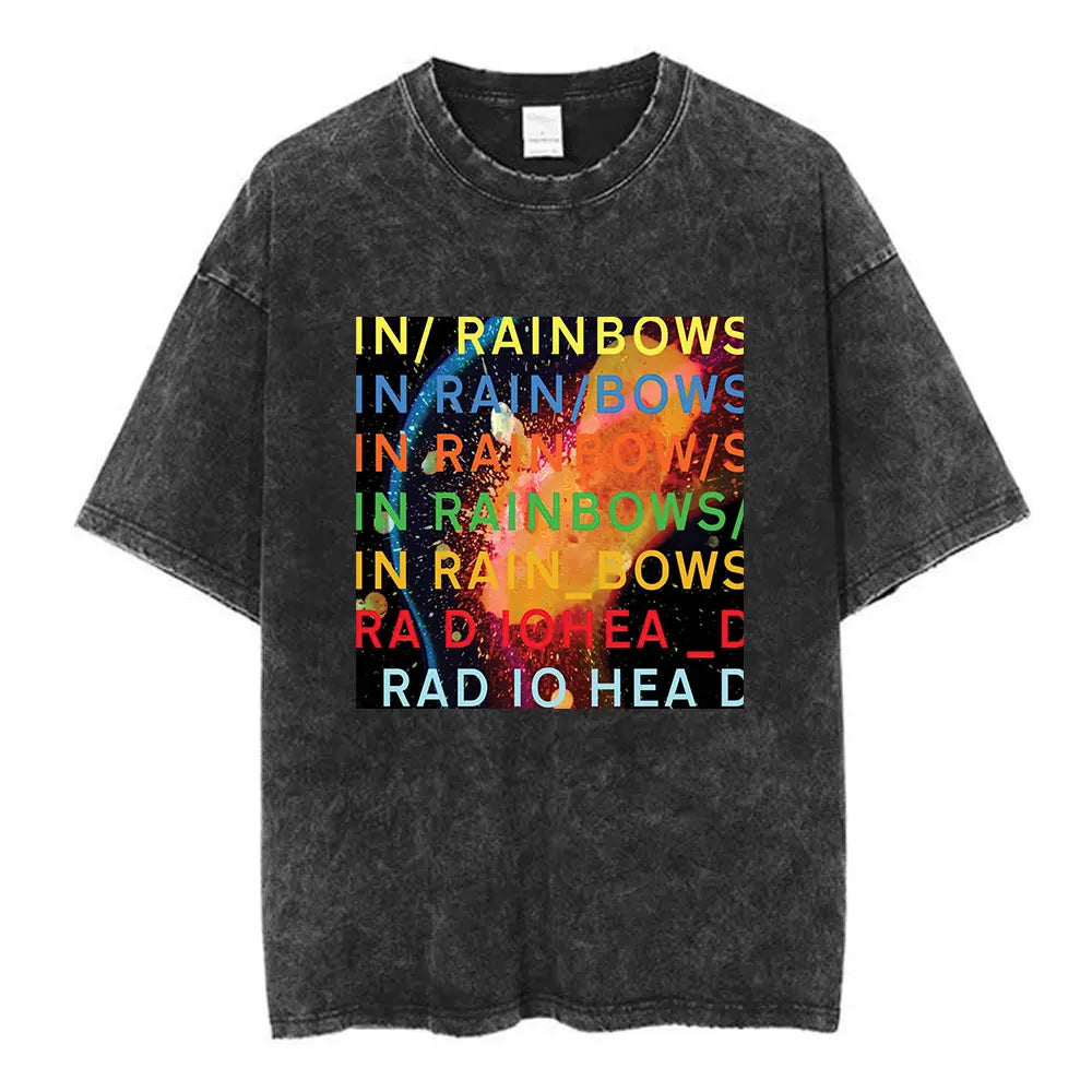 Radiohead Unisex Washed Cotton Tees