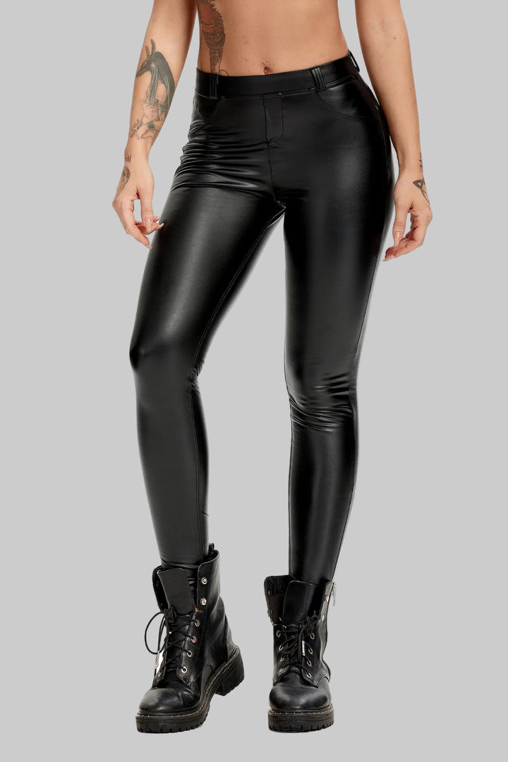 MIRA | High Elastic Thickened Leather Pants