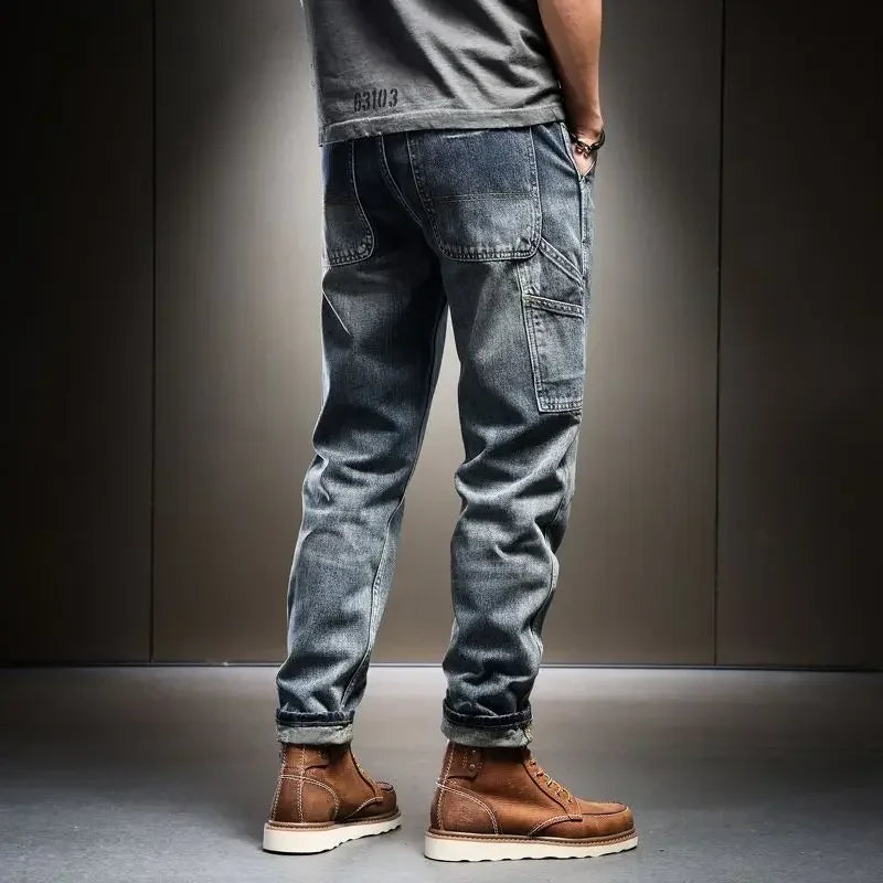 Retro Cowboy Straight Leg Jeans