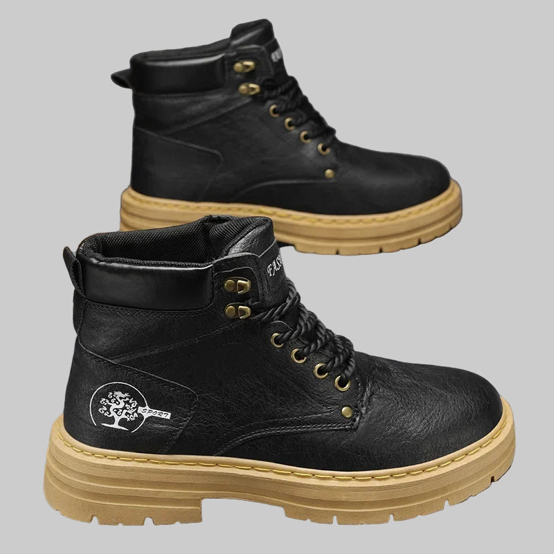 British Style High-Top Boots