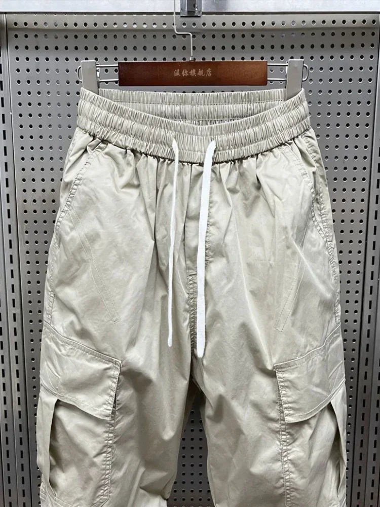 Harem Cargo Pants - Multi-Pocket Casual