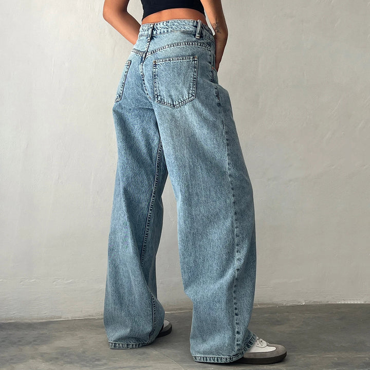 Trendy Y2K Baggy Low Rise Jeans