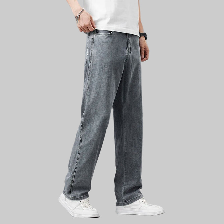 Men's Ultra-Thin Straight Denim Jeans