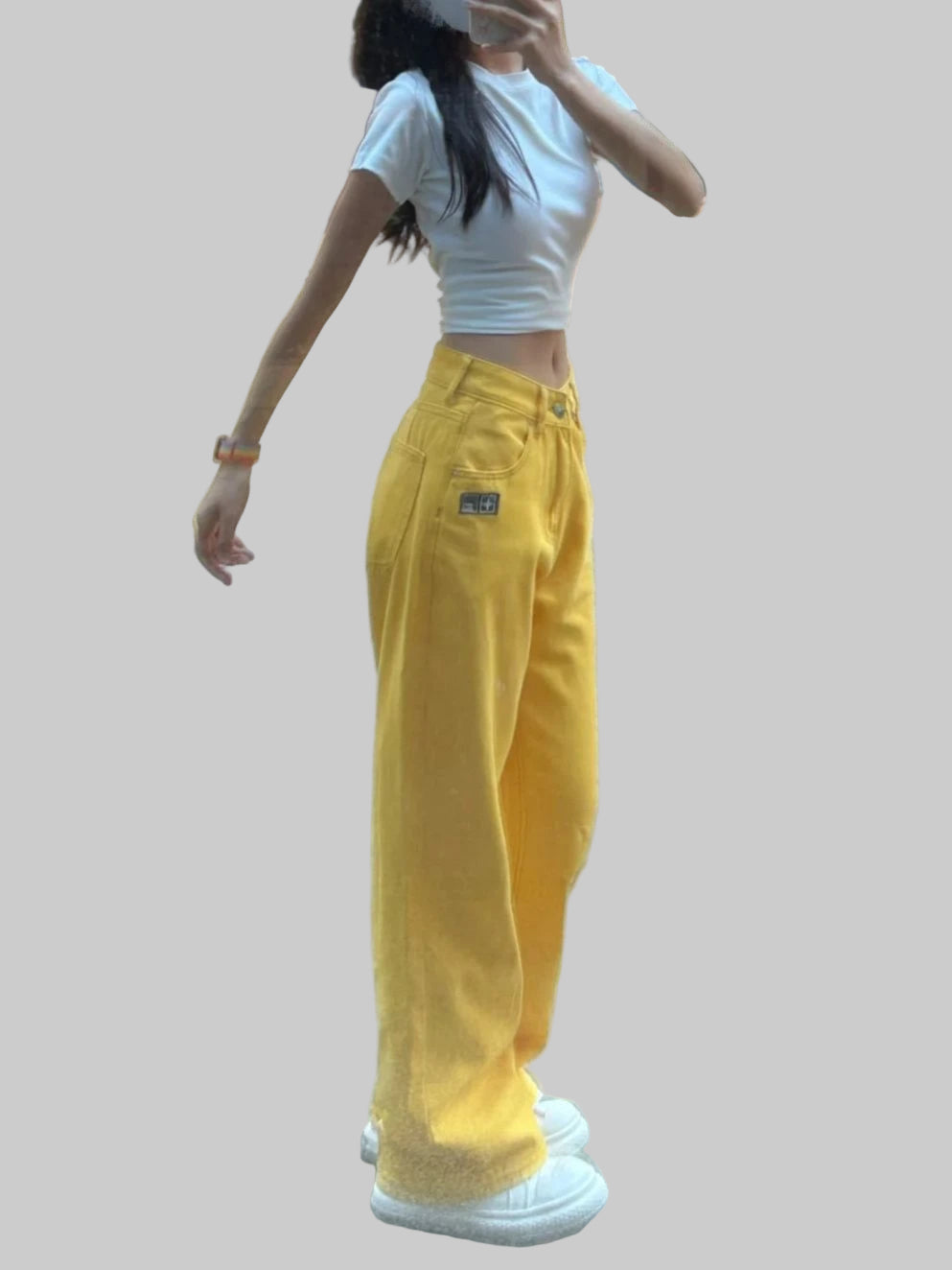 Harajuku High-Waisted Cargo Jeans