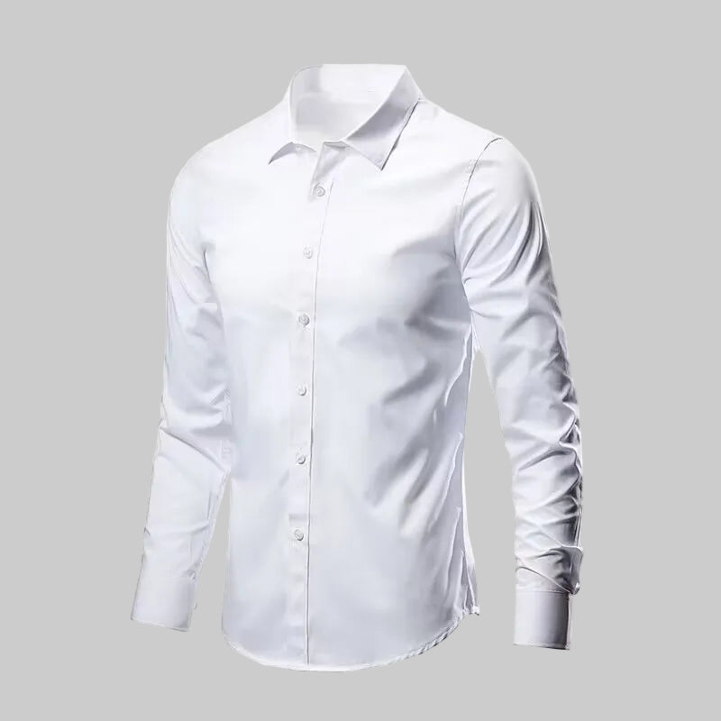 Slim Fit Long Sleeve Dress Shirt