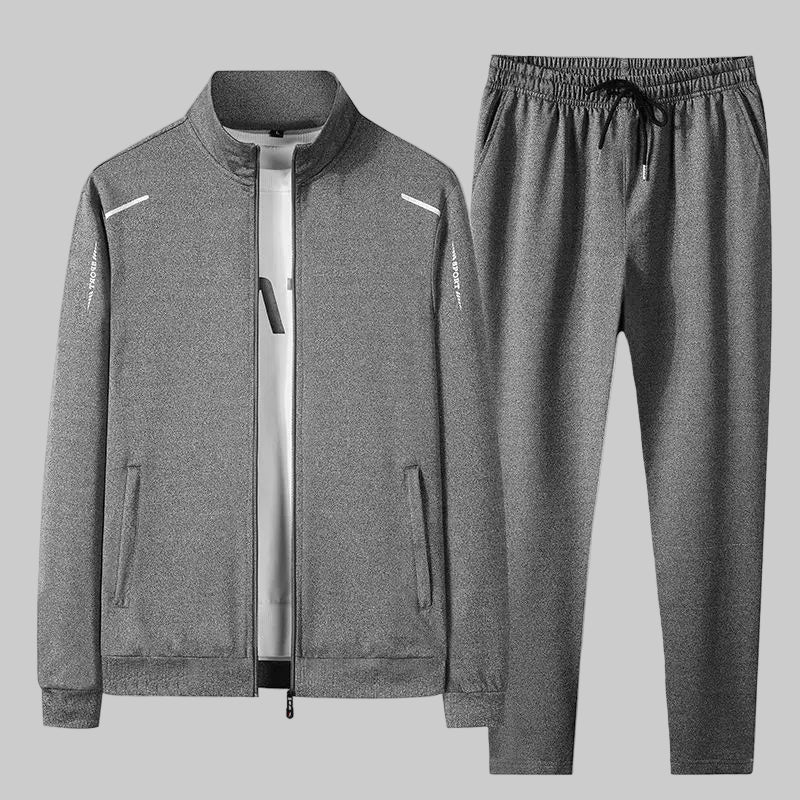 Zippered Two-Piece Sports Jacket