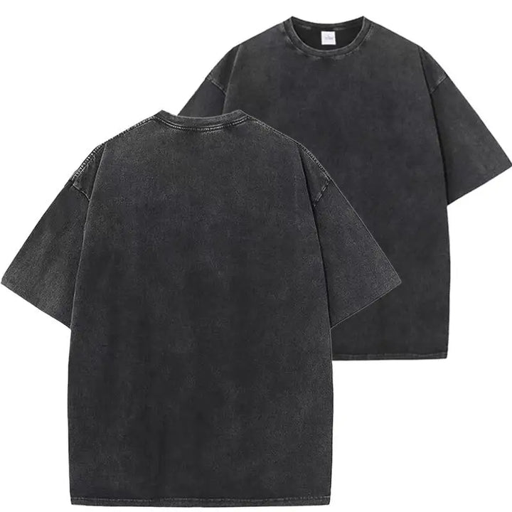Funny Vintage Washed Cotton Summer T-Shirt