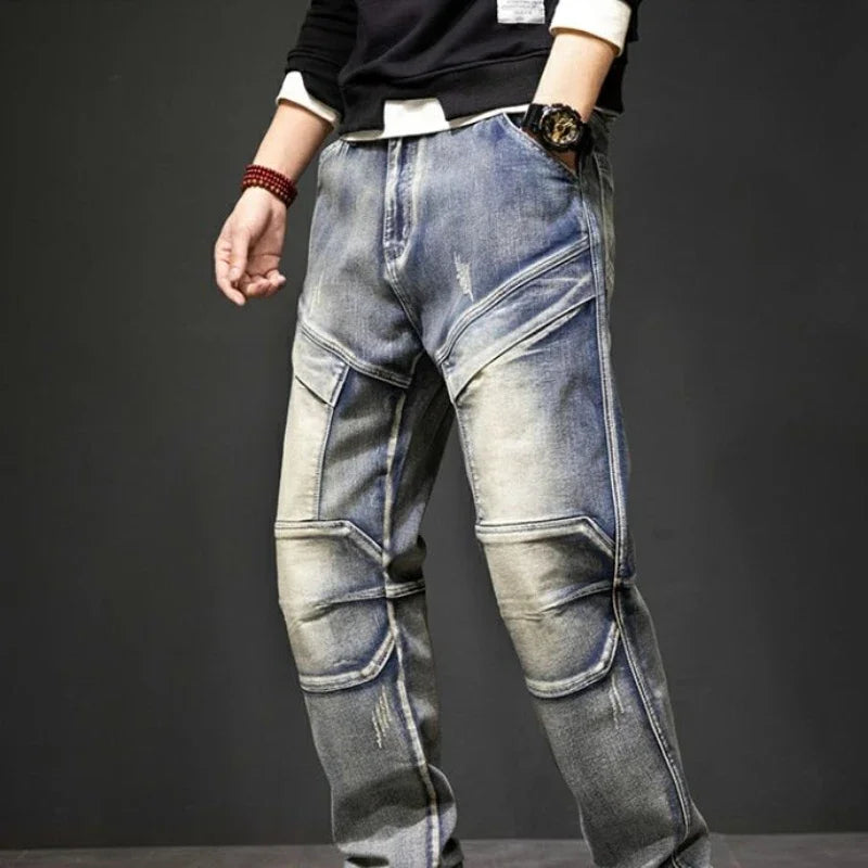 Multi-pocket Straight Fit Y2K Cargo Jeans