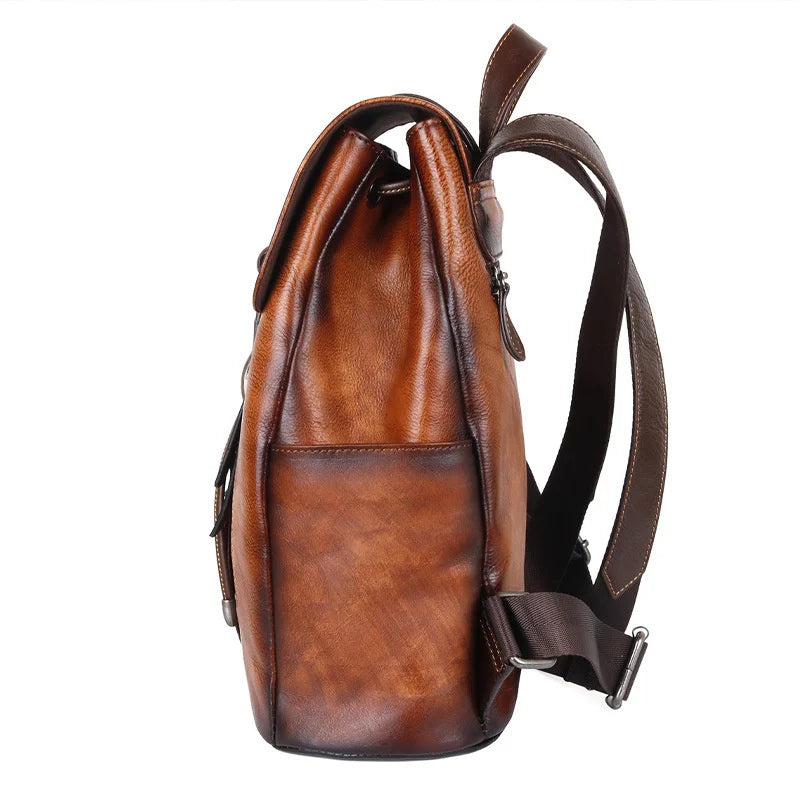 Genuine Leather Vintage Anti-Scratch Cowhide Shoulder Bag