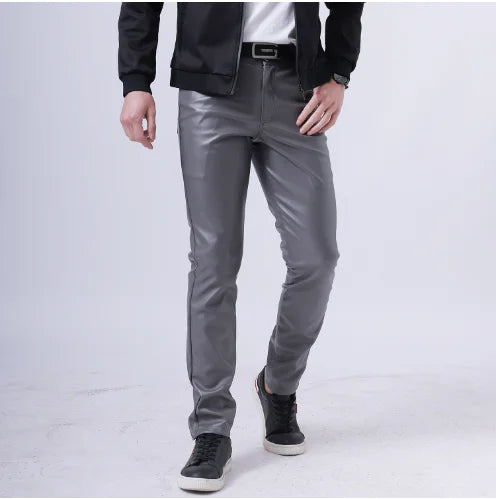 Men's Fashion Leather Pants