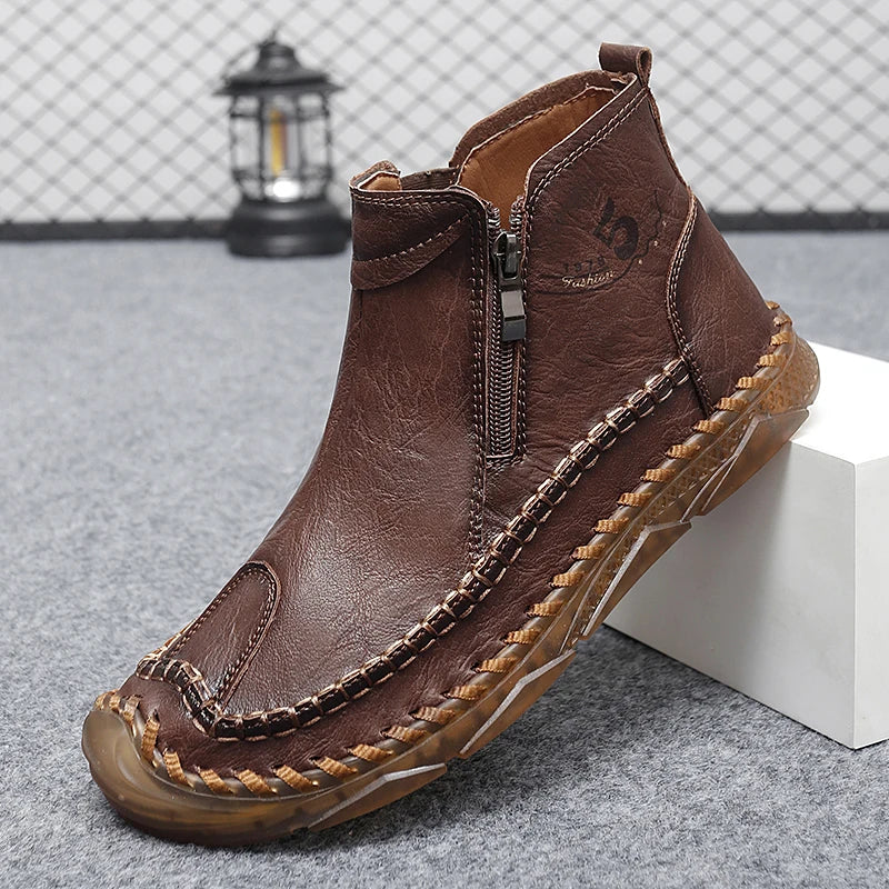 KARMA | Handmade Leather Casual Ankle Shoes