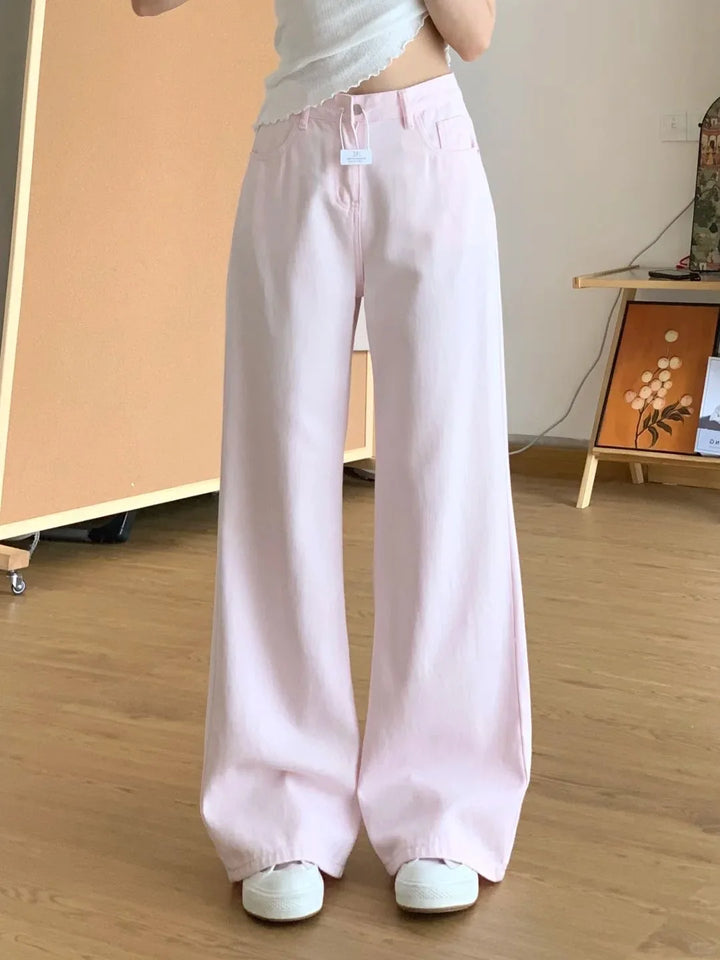 Classic American High Waisted Denim Jeans