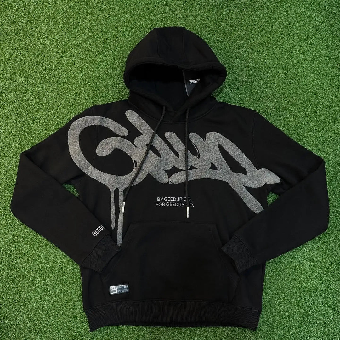 Vintage GEEDUP Y2K Oversized Hoodies