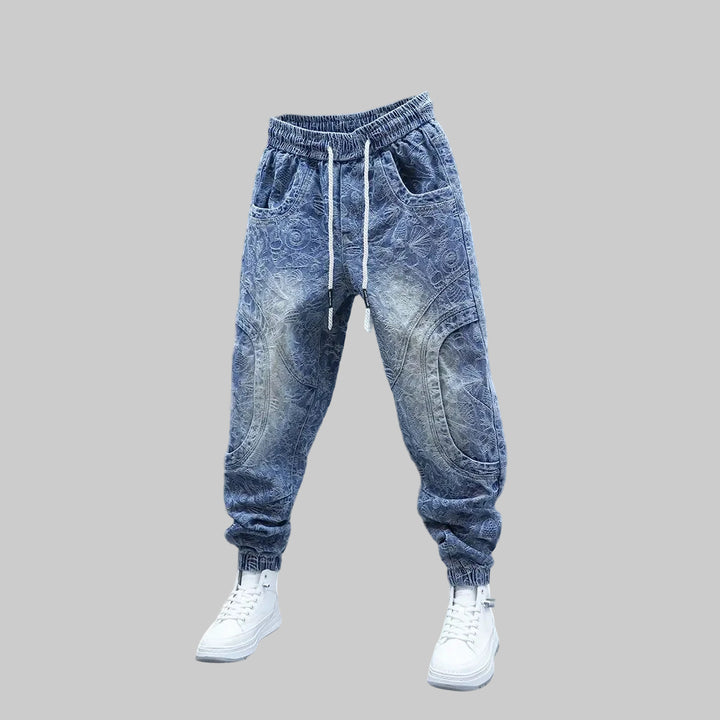 Trendy Embroidered Loose Hip Hop Jeans
