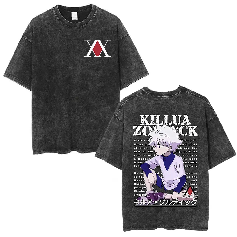 Vintage Washed Hunter x Hunter Logo T-Shirt